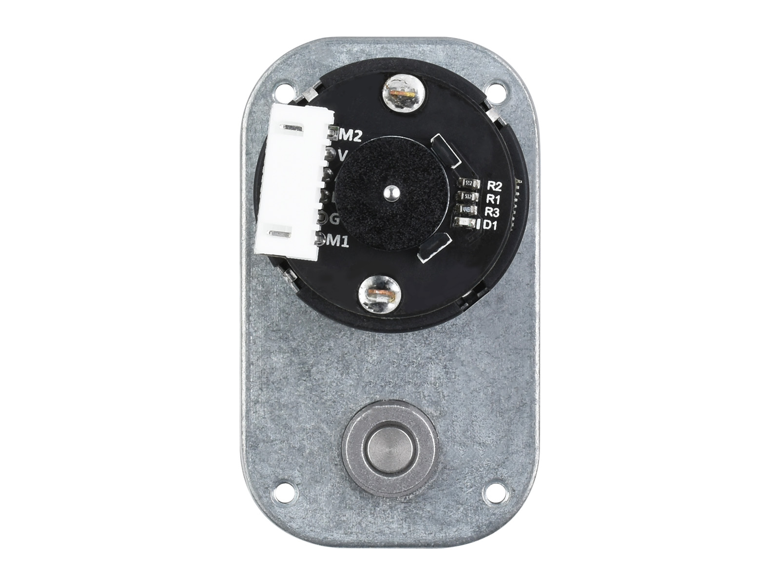 L-förmiger Permanentmagnet-Gleichstrom-Getriebemotor, magnetischer Hall-Encoder, Vollmetall-Getriebemotor