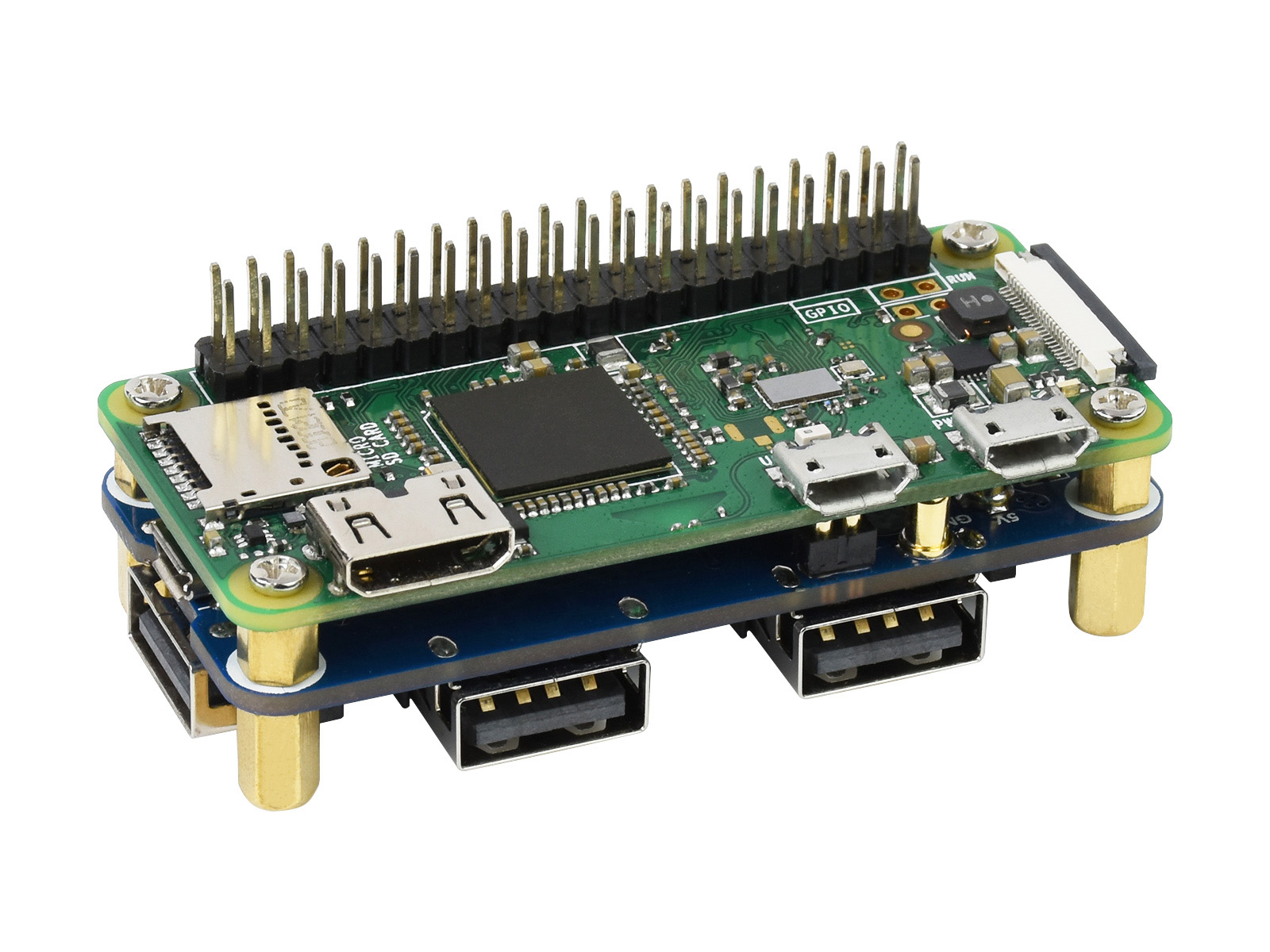 USB-HUB-HAT (B) für Raspberry Pi-Serie, 4x USB 2.0-Anschlüsse