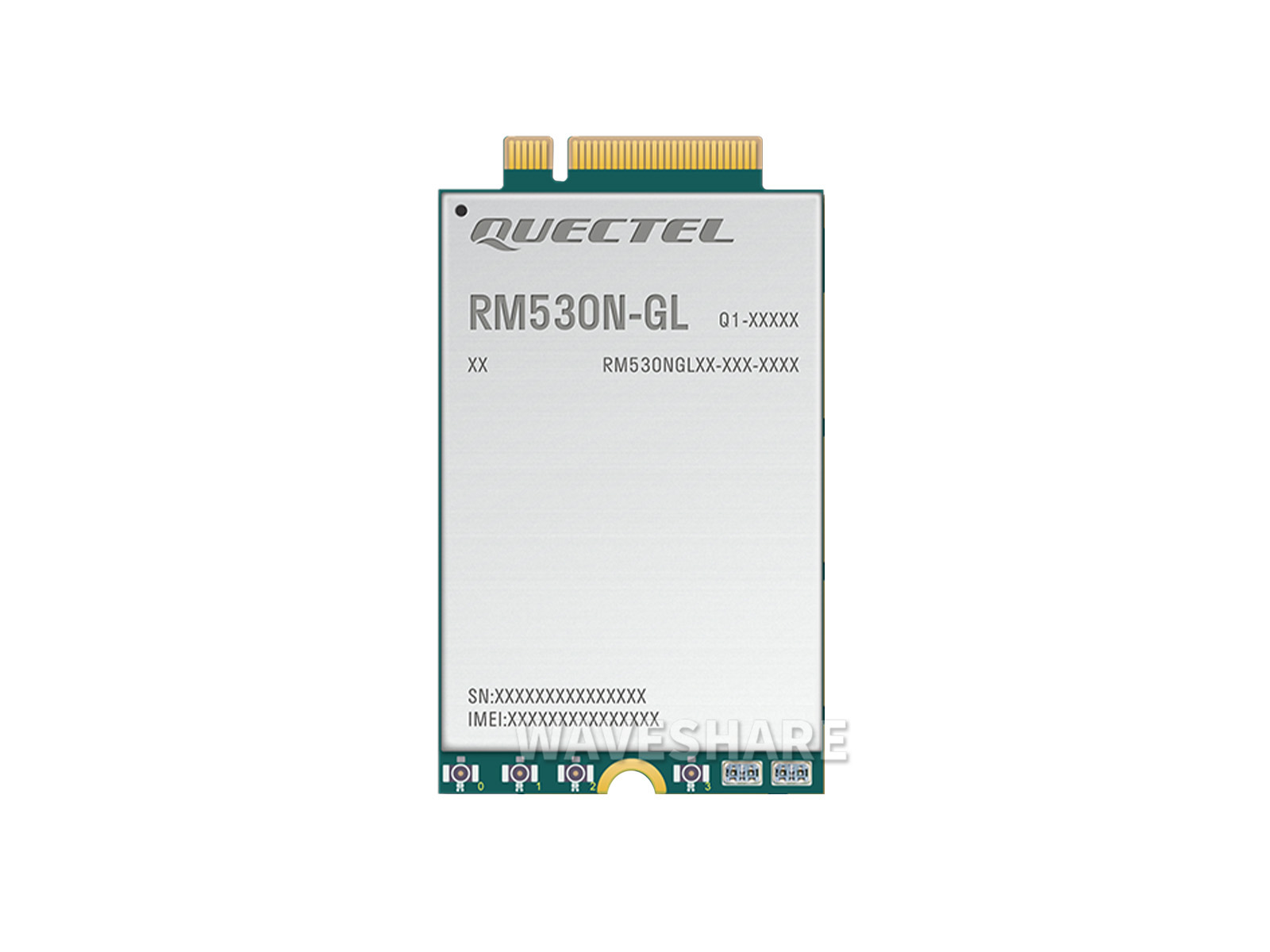 Quectel RM530N-GL IoT 5G Global Band Modul, 5G Sub-6G & mmWave Modul, M.2 Bauform mit 3GPP 5G Release 16 Spezifikation