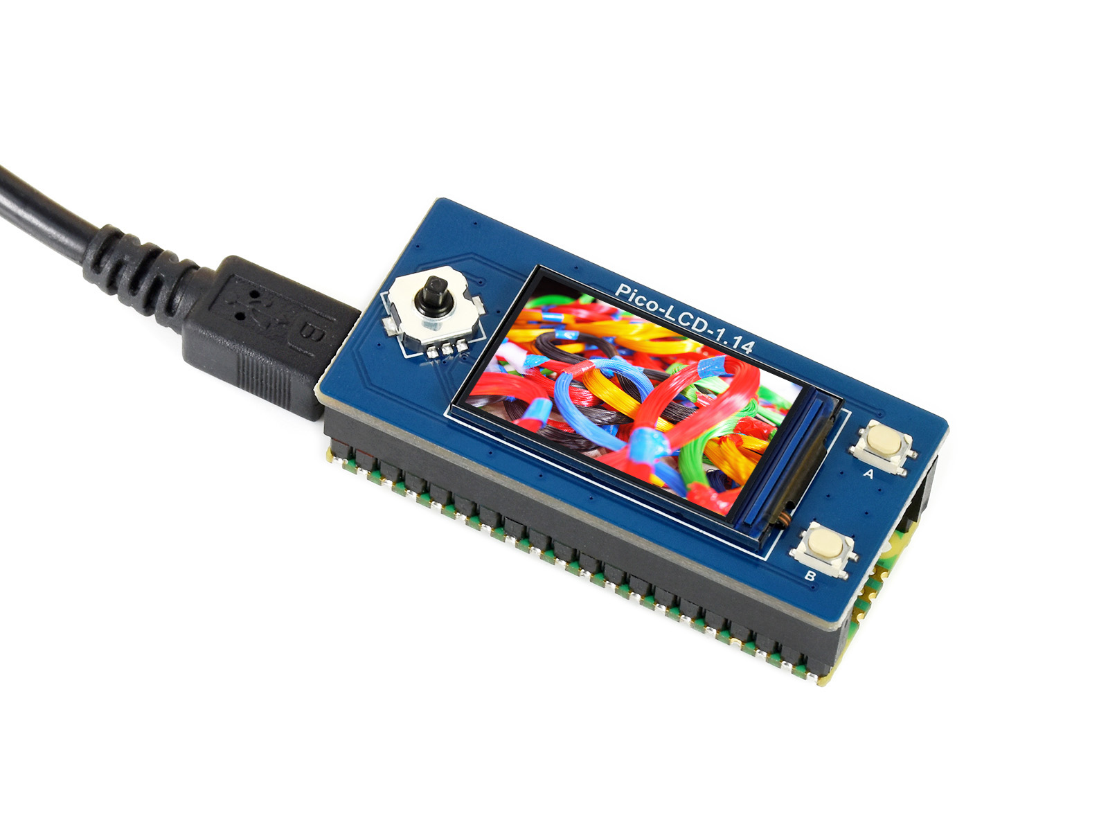 1,14-Zoll-LCD-Displaymodul für Raspberry Pi Pico, 65K Farben, 240×135, SPI