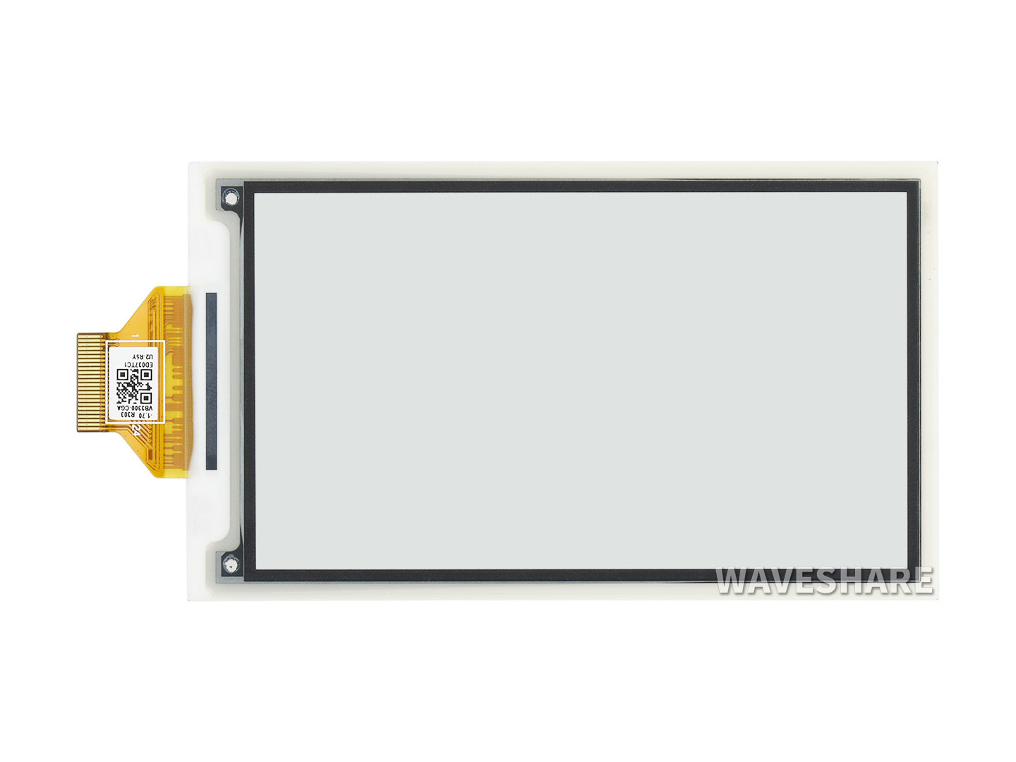 3,7-Zoll-e-Paper-e-Ink-Rohdisplay, 480×280, Schwarz/Weiß, 4 Graustufen, SPI, ohne Leiterplatte