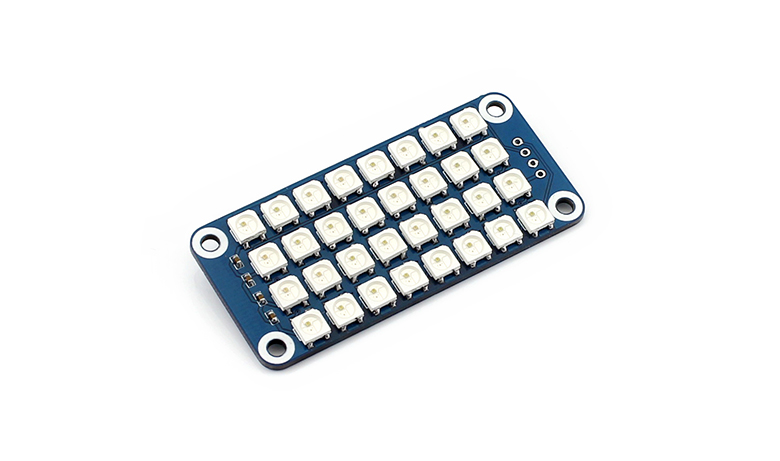 True Color RGB LED HAT für Raspberry Pi, farbenfrohe Anzeige