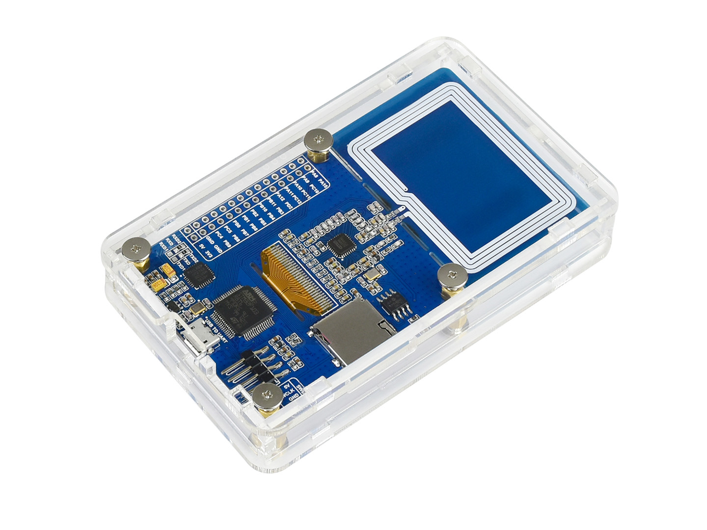2,9-Zoll NFC-gestütztes ePaper-Evaluierungs-Kit, kabellose Stromversorgung & Datenübertragung