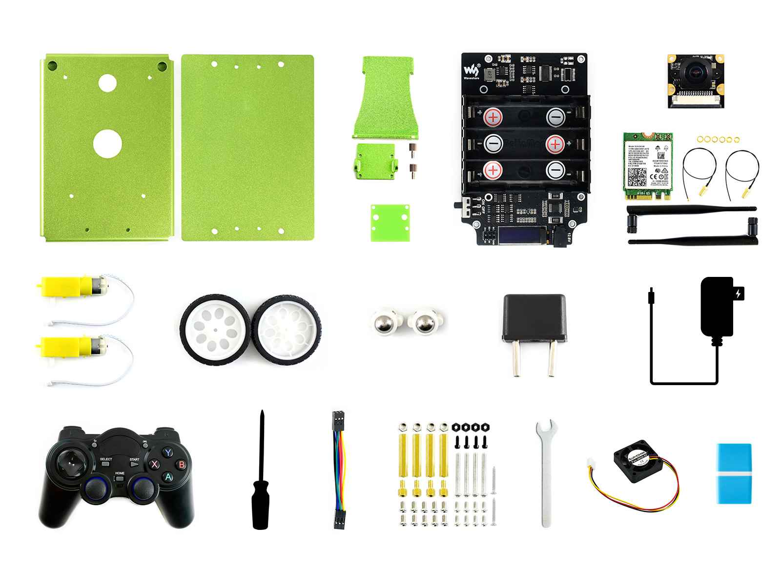 JetBot AI Kit Zubehör, Erweiterungen für Jetson Nano zum Aufbau von JetBot