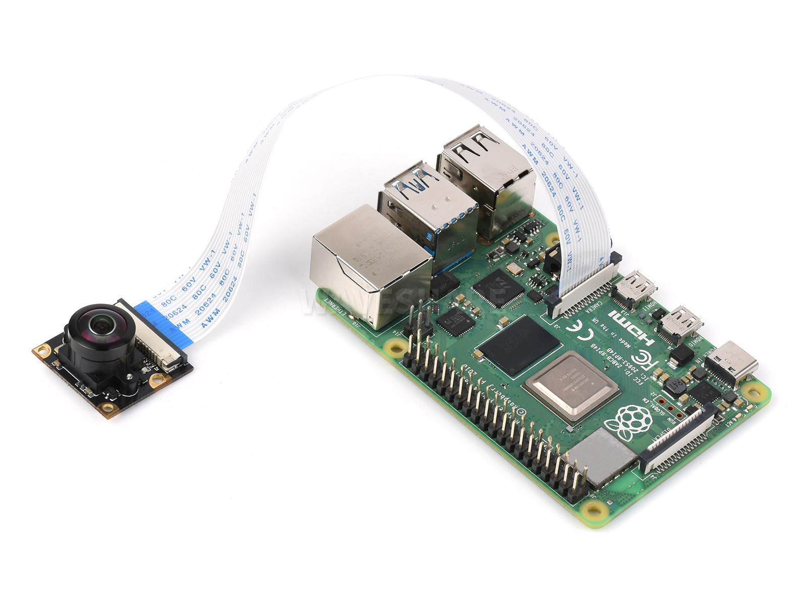RPi Kamera (M) für Raspberry Pi, OV5647, 5MP, Weitwinkel, einstellbarer Fokus
