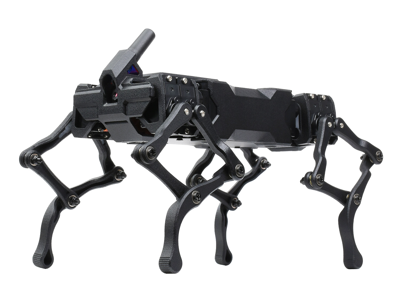 WAVEGO, 12-DOF bionischer hundeartiger Roboter, Open Source für ESP32 und PI4B, Gesichtserkennung, Farbverfolgung, Bewegungserkennung