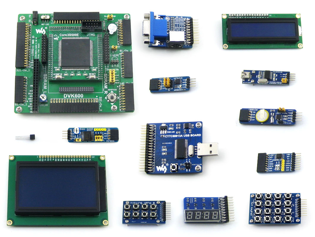 Open3S500E Paket B, XILINX Entwicklungsboard