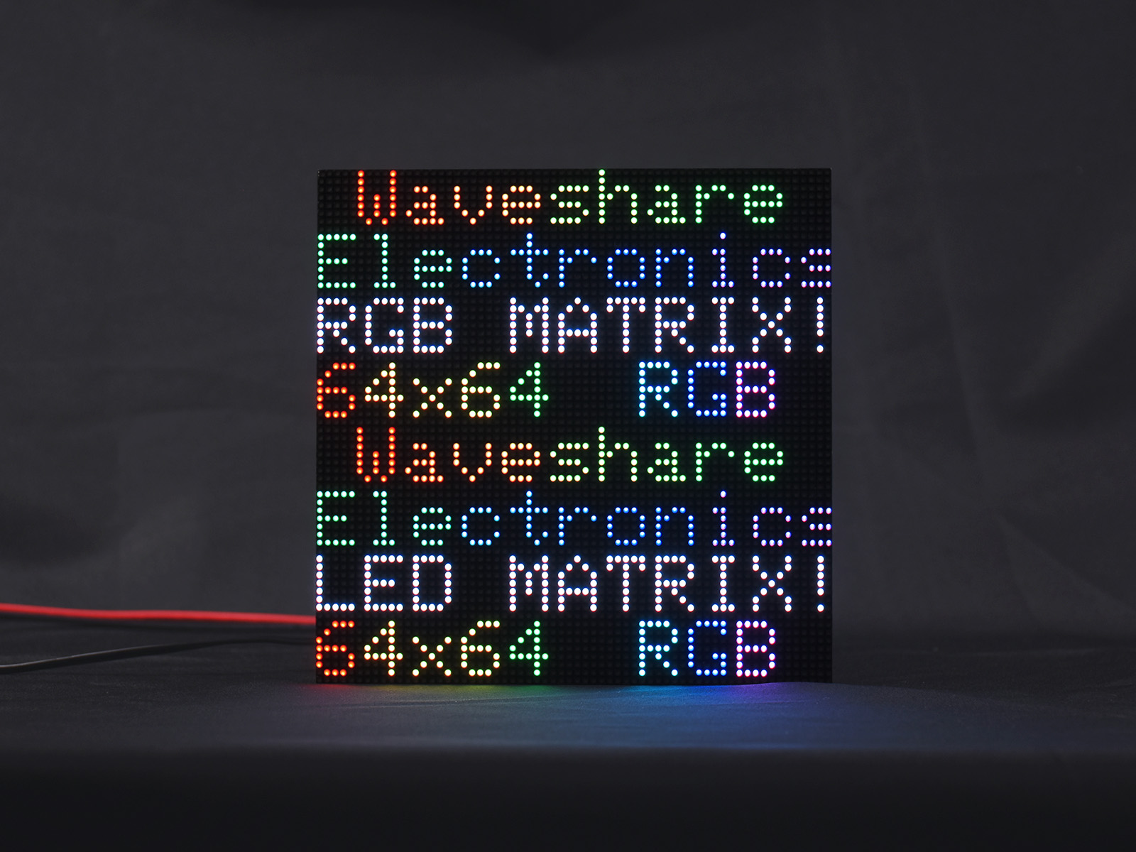 RGB-Vollfarb-LED-Matrix-Panel, 2 mm Pixelabstand, 64 × 64 Pixel, einstellbare Helligkeit, Optionen für Standardversion / GOB-Version