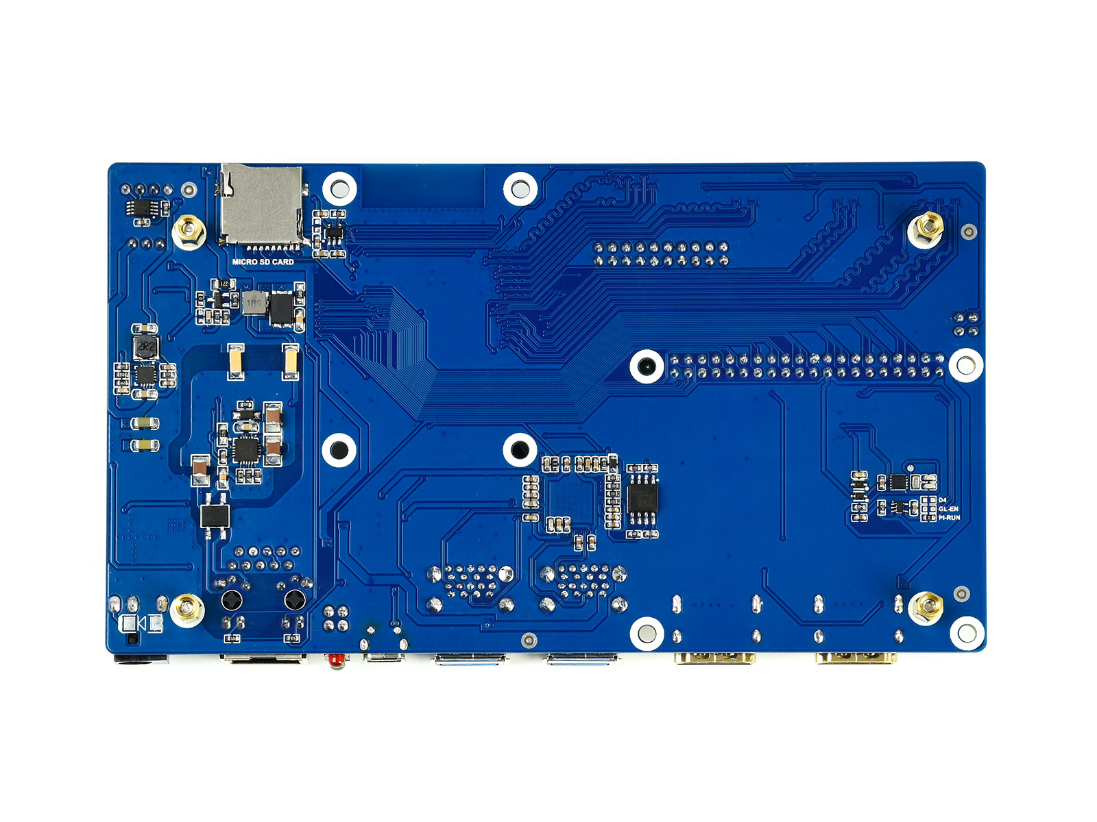 Raspberry Pi Compute Module 4 Dev Kit, mit Waveshare PoE-Board und optionalem 7"-Touchscreen
