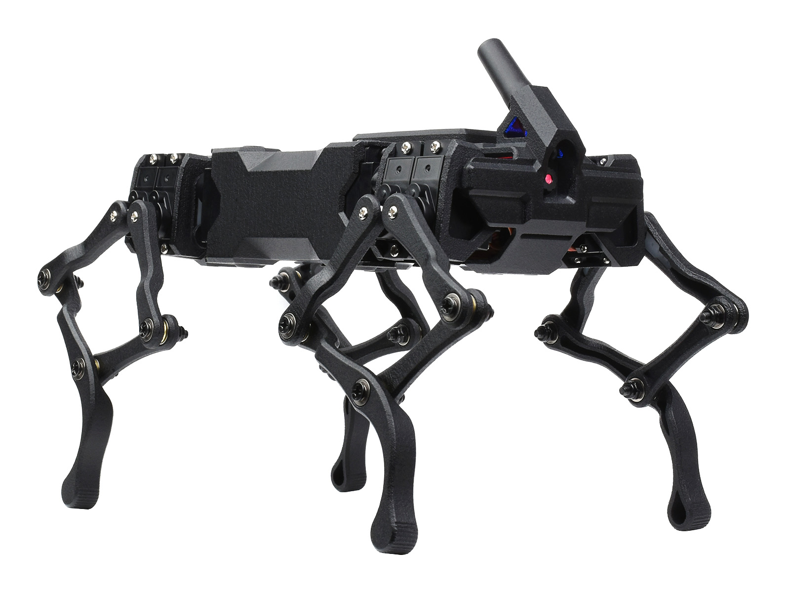 WAVEGO, 12-DOF bionischer hundeartiger Roboter, Open Source für ESP32 und PI4B, Gesichtserkennung, Farbverfolgung, Bewegungserkennung