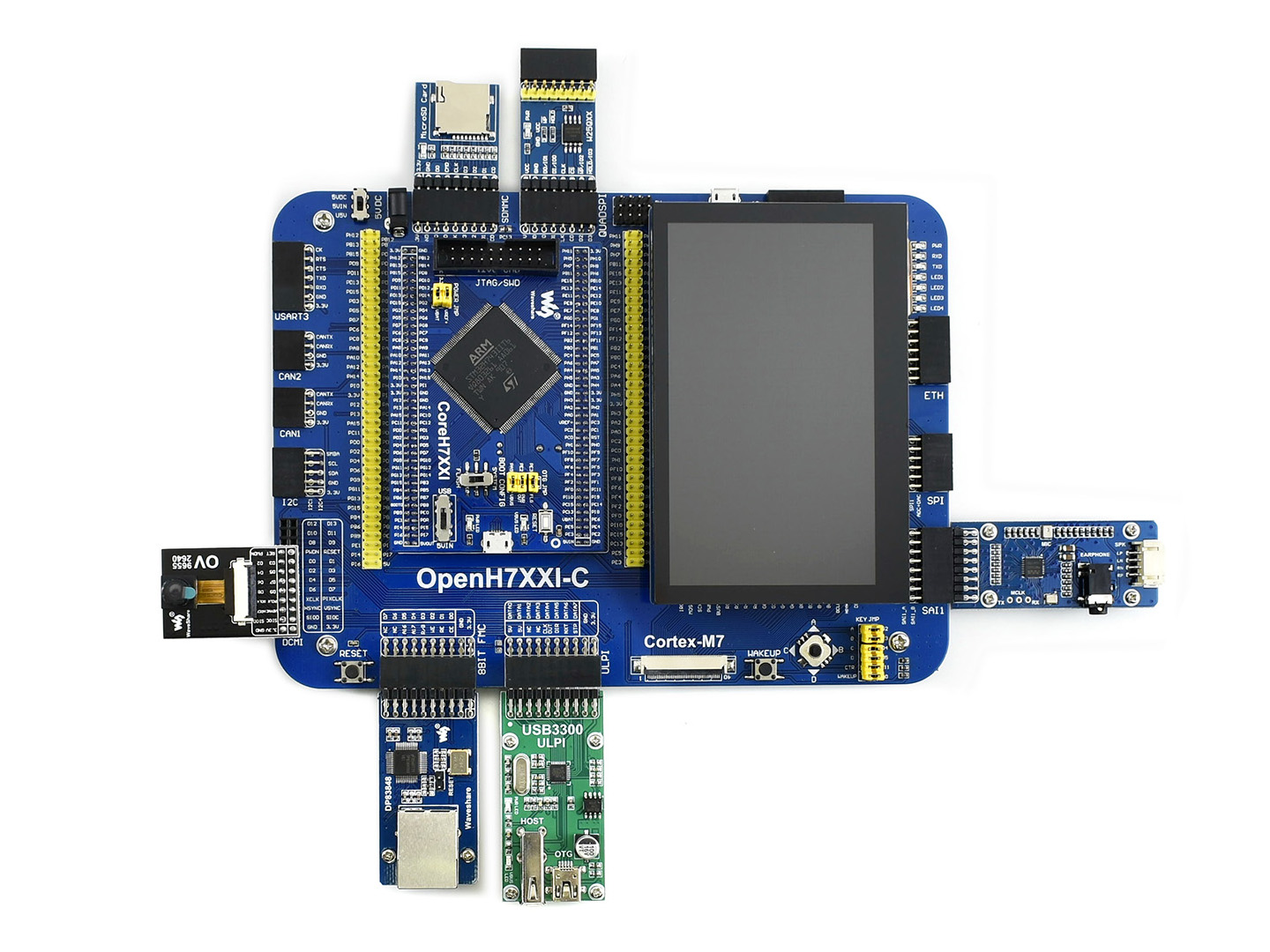 OpenH743I-C Paket A, STM32H7 Entwicklungsboard