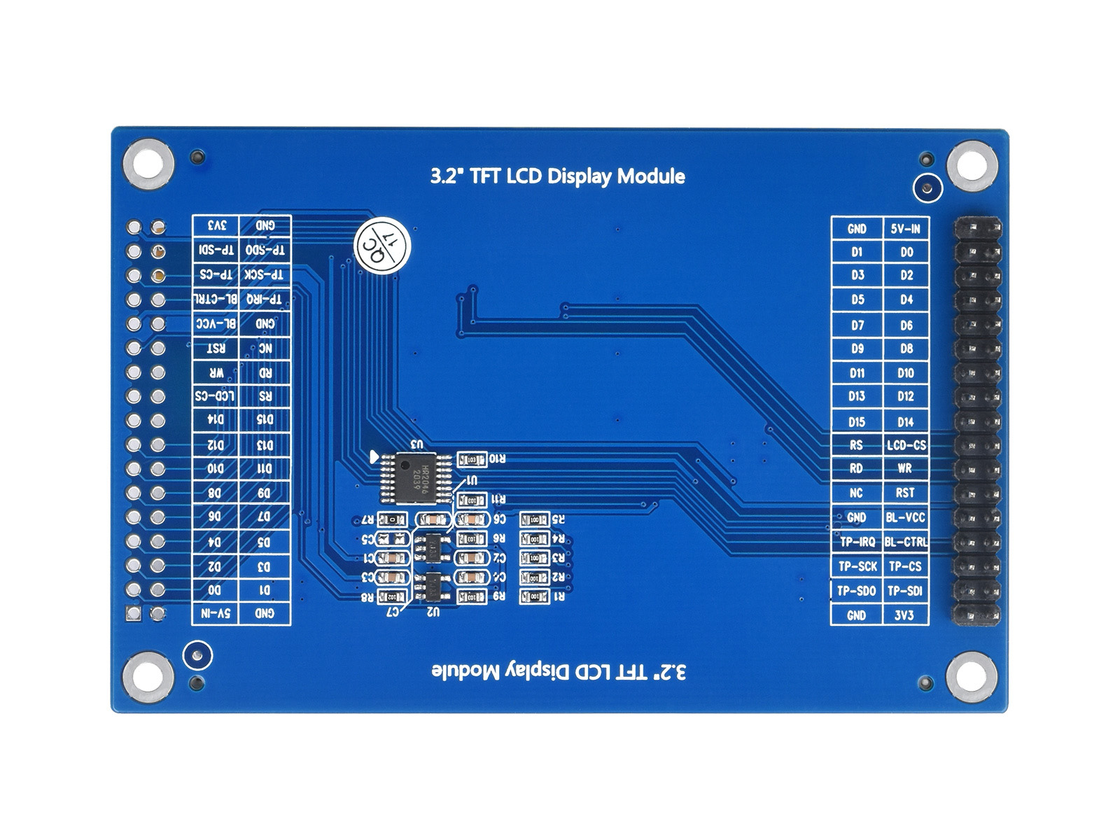 3,2-Zoll-Touch-LCD (D), 320x240, mit Touchpanel und eigenständigen Controllern