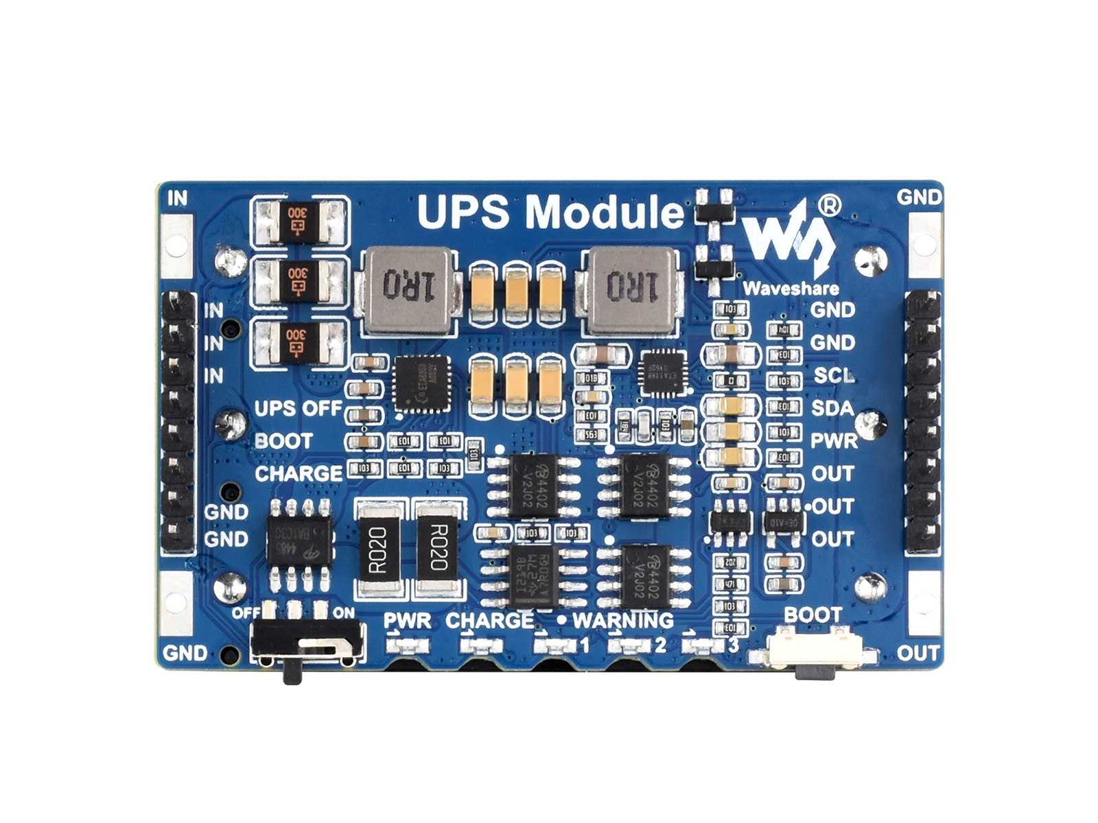Mini-USV-Modul, unterstützt gleichzeitiges Laden und Stromausgabe, 5V 2.5A Ausgang