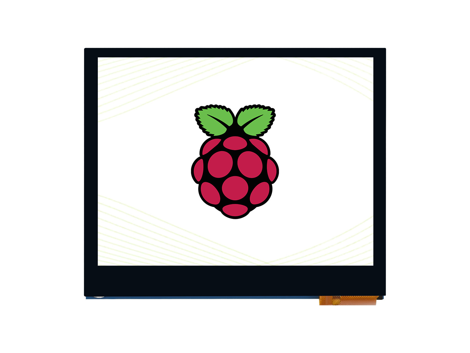 3,5-Zoll DSI kapazitiver Touchscreen, 5-Punkt-Touch, 480 × 800 Pixel, IPS-Displaypanel, unterstützt Raspberry Pi-Serie-Platinen