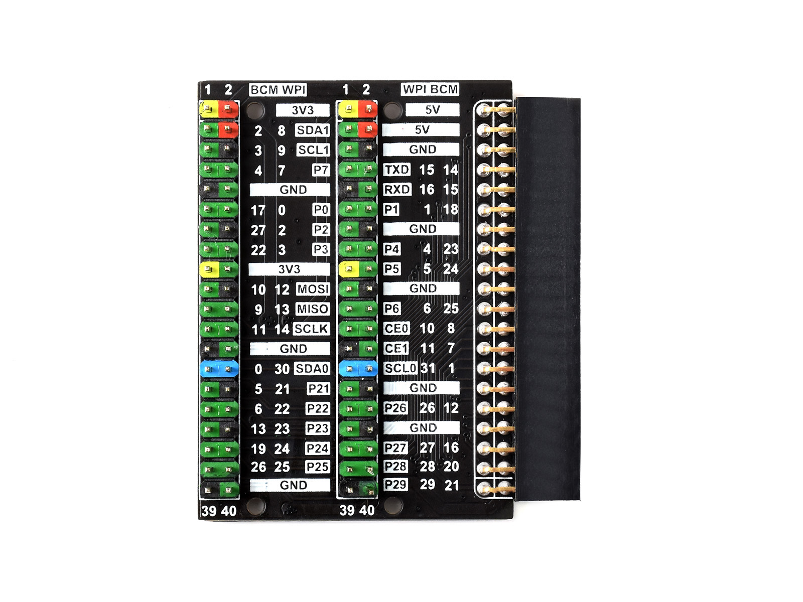 Raspberry Pi 400 GPIO Header Adapter, Header-Erweiterung, 2x 40PIN Header