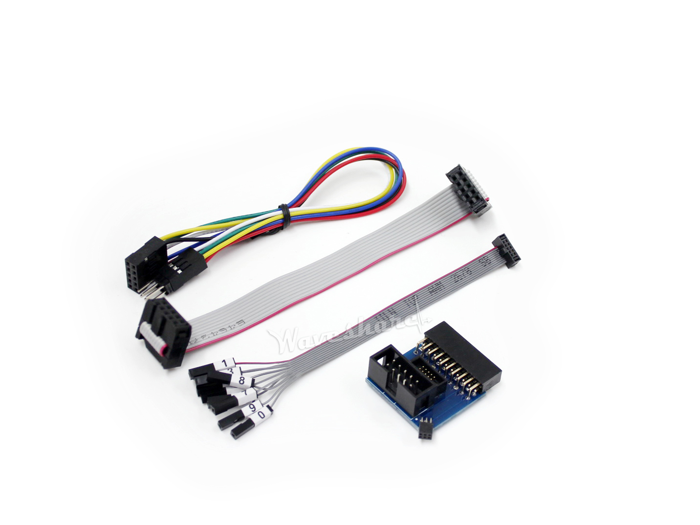 Atmel-ICE Basic Kit, inklusive zusätzlichem Adapter und Kabeln