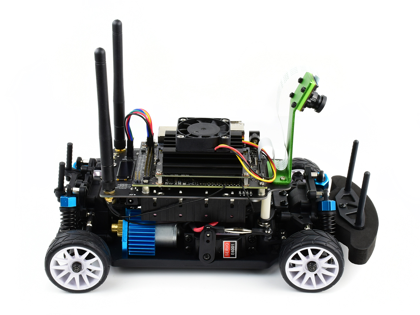 JetRacer Pro AI Kit, Hochgeschwindigkeits-AI-Rennroboter, angetrieben von Jetson Nano (NICHT enthalten), Pro-Version