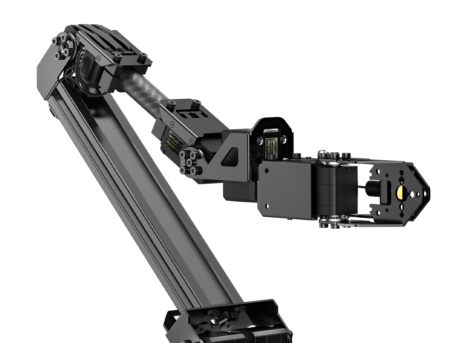 5 + 1 DOF Hochdrehmoment Serieller Bus Servo Roboterarm-Bausatz, Basierend auf ESP32, 2-DOF Handgelenkgelenk, Drahtlose Steuerung, Kompatibel mit LeRobot