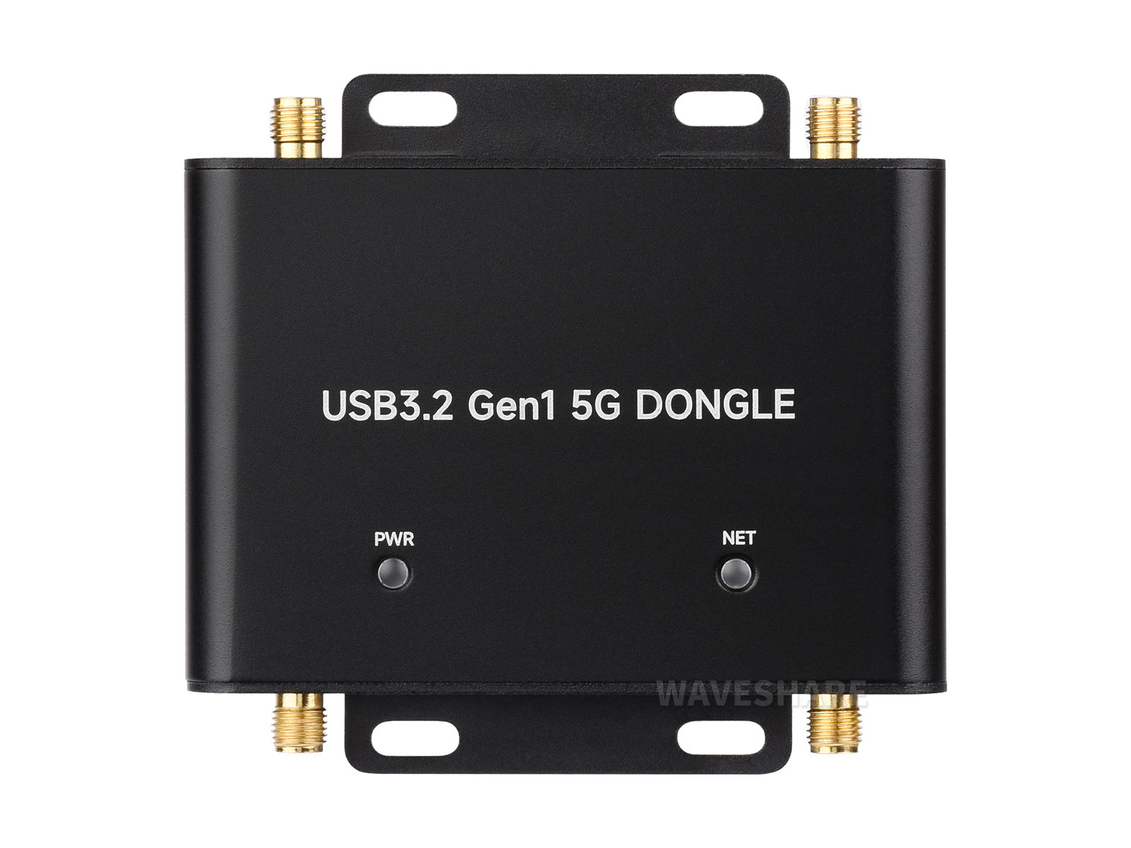 5G-Dongle-Erweiterungsplatine, USB-3.2-Anschluss, Gehäuse aus Aluminiumlegierung, vier Antennen, M.2-Key-B-Schnittstelle an Bord, Optionen für 5G-Modul