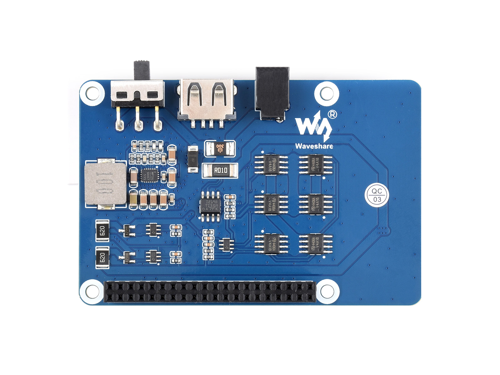 Unterbrechungsfreie Stromversorgung (USV) HAT für Raspberry Pi, stabile 5V-Stromausgabe