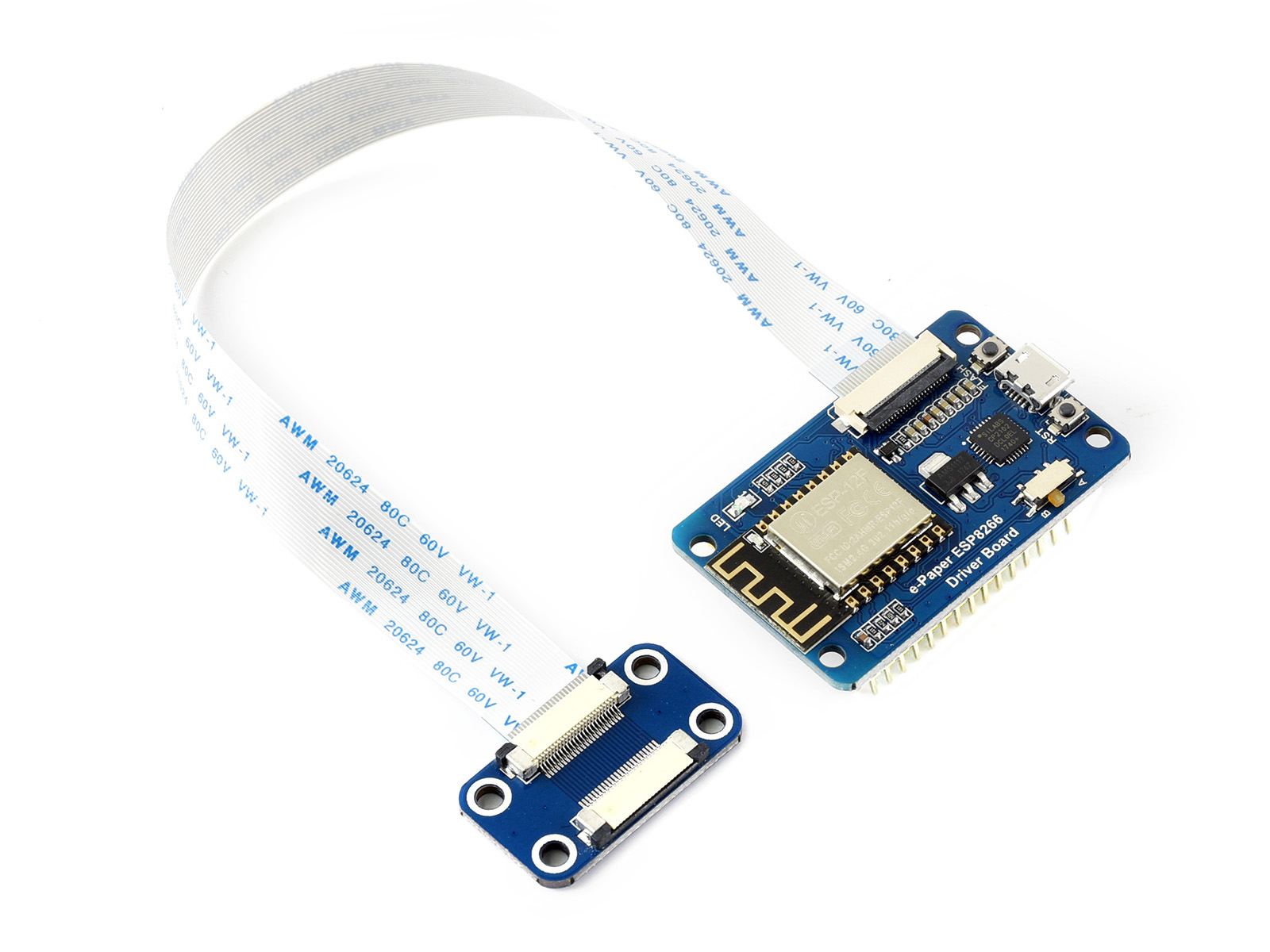 Universelle e-Paper Rohpanel-Treiberplatine, ESP8266 WiFi Drahtlos