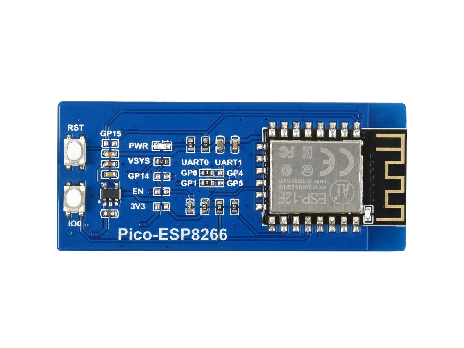 ESP8266 WiFi-Modul für Raspberry Pi Pico, unterstützt TCP/UDP-Protokoll