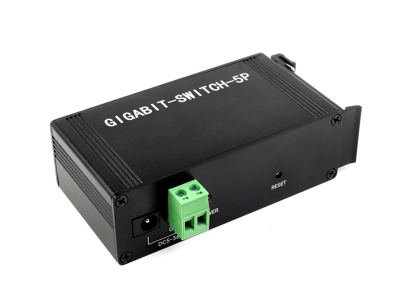 Industrieller 5-Port-Gigabit-Ethernet-Switch, Vollduplex 10/100/1000M, Hutschiene-Montage