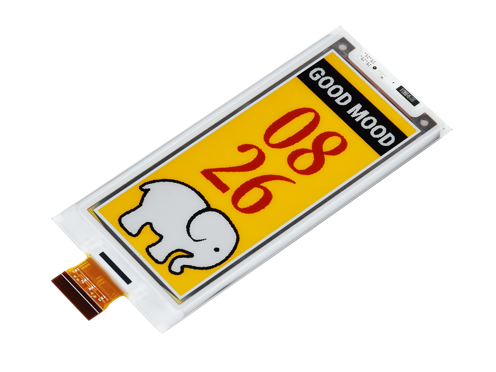 3-Zoll-e-Paper (G) Rohdisplay, 400 × 168, SPI-Schnittstelle