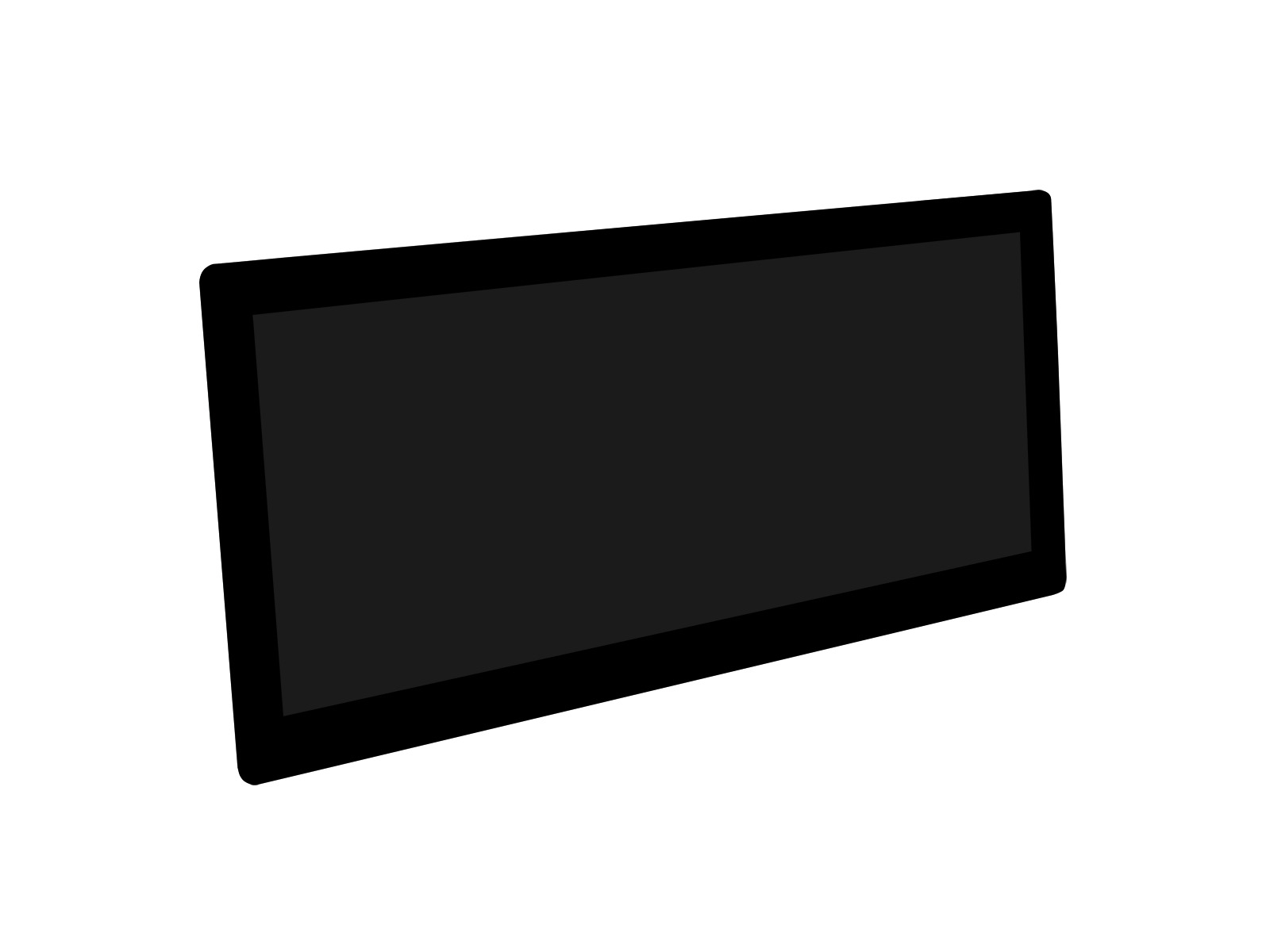 12,3-Zoll kapazitiver Touchscreen-LCD, 1920×720, HDMI, IPS, gehärtete Glasplatte