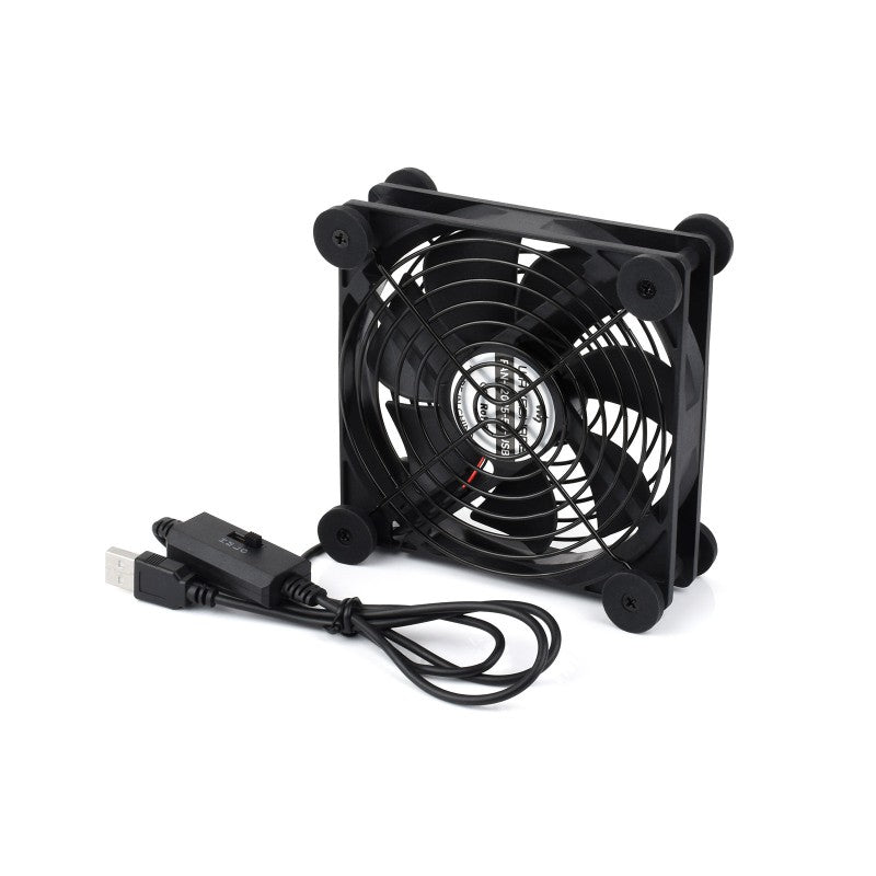 USB-5-V-120-mm-Leiselüfter, 3 Stufen, PWM-Steuerung, hoher Luftdurchsatz, vibrationsarm