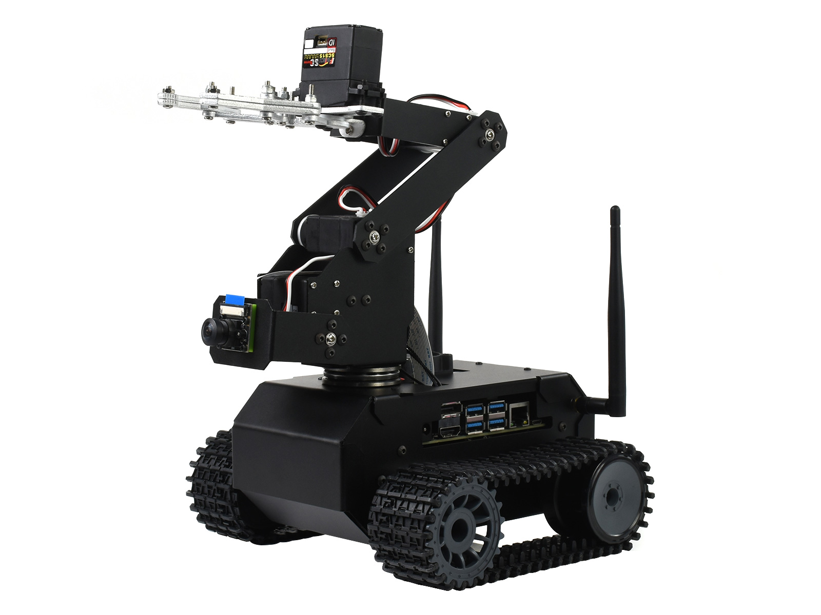 JETANK AI Kit B, KI-gesteuerter mobiler Roboter, KI-Vision-Roboter, basierend auf Jetson Nano, inklusive Waveshare Jetson Nano Dev Kit