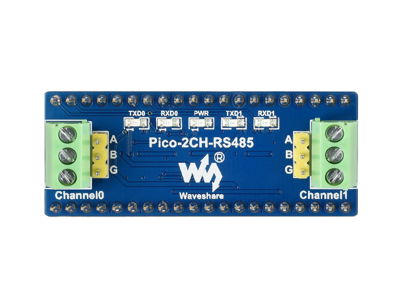 2-Kanal-RS485-Modul für Raspberry Pi Pico, SP3485-Transceiver, UART-zu-RS485