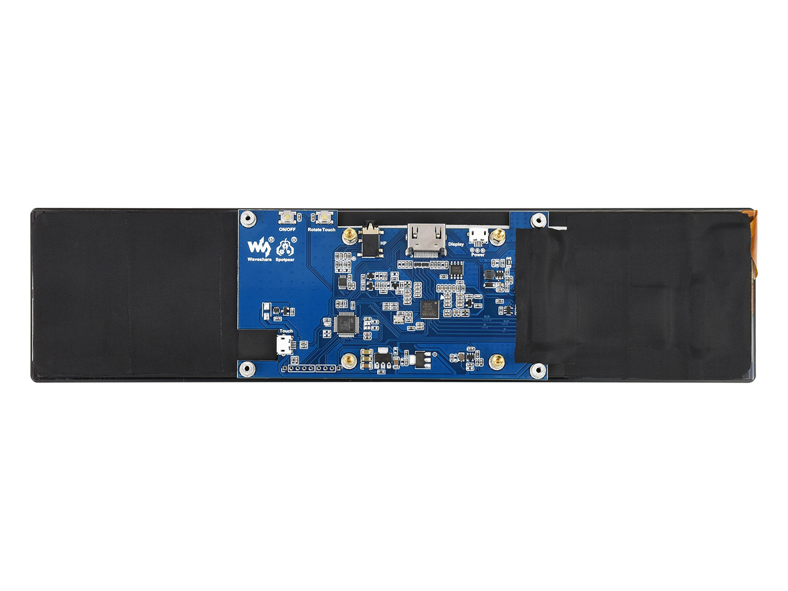 11,9-Zoll kapazitiver Touchscreen-LCD, 320×1480, HDMI, IPS, gehärtete Glasabdeckung