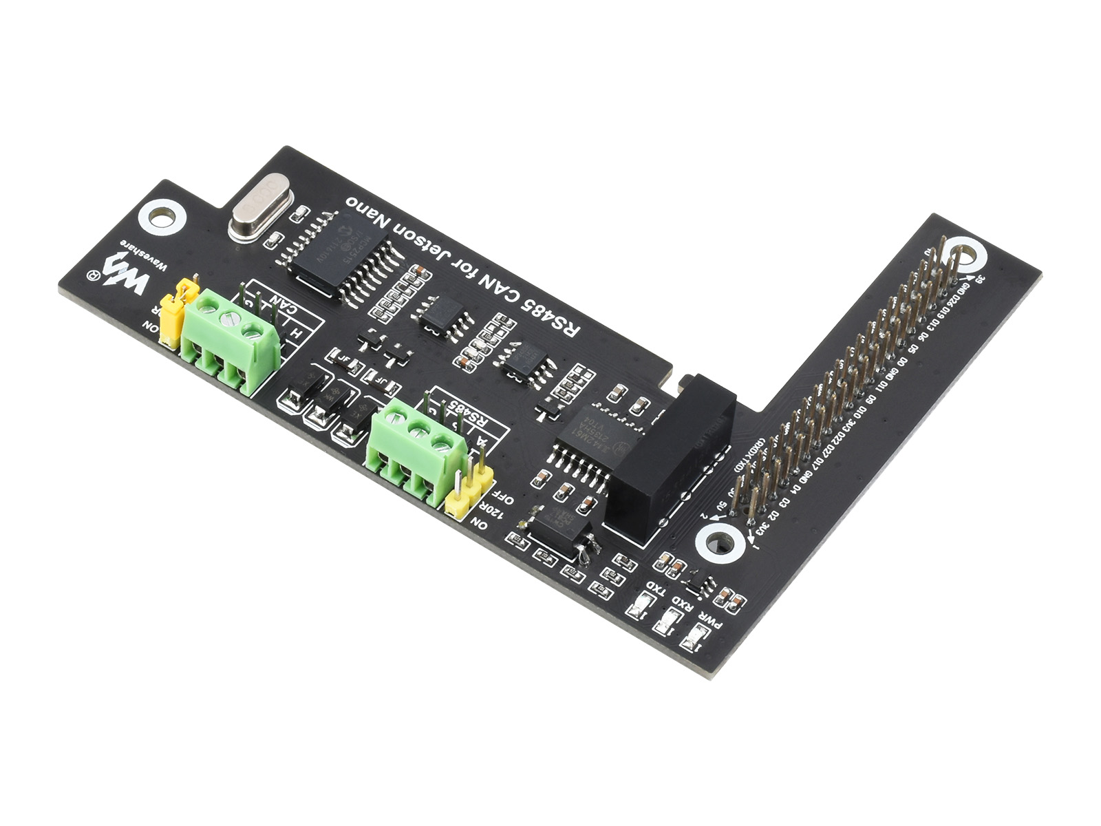 RS485 CAN-Erweiterungsplatine für Jetson Nano, digitale Isolation, eingebaute Schutzschaltung