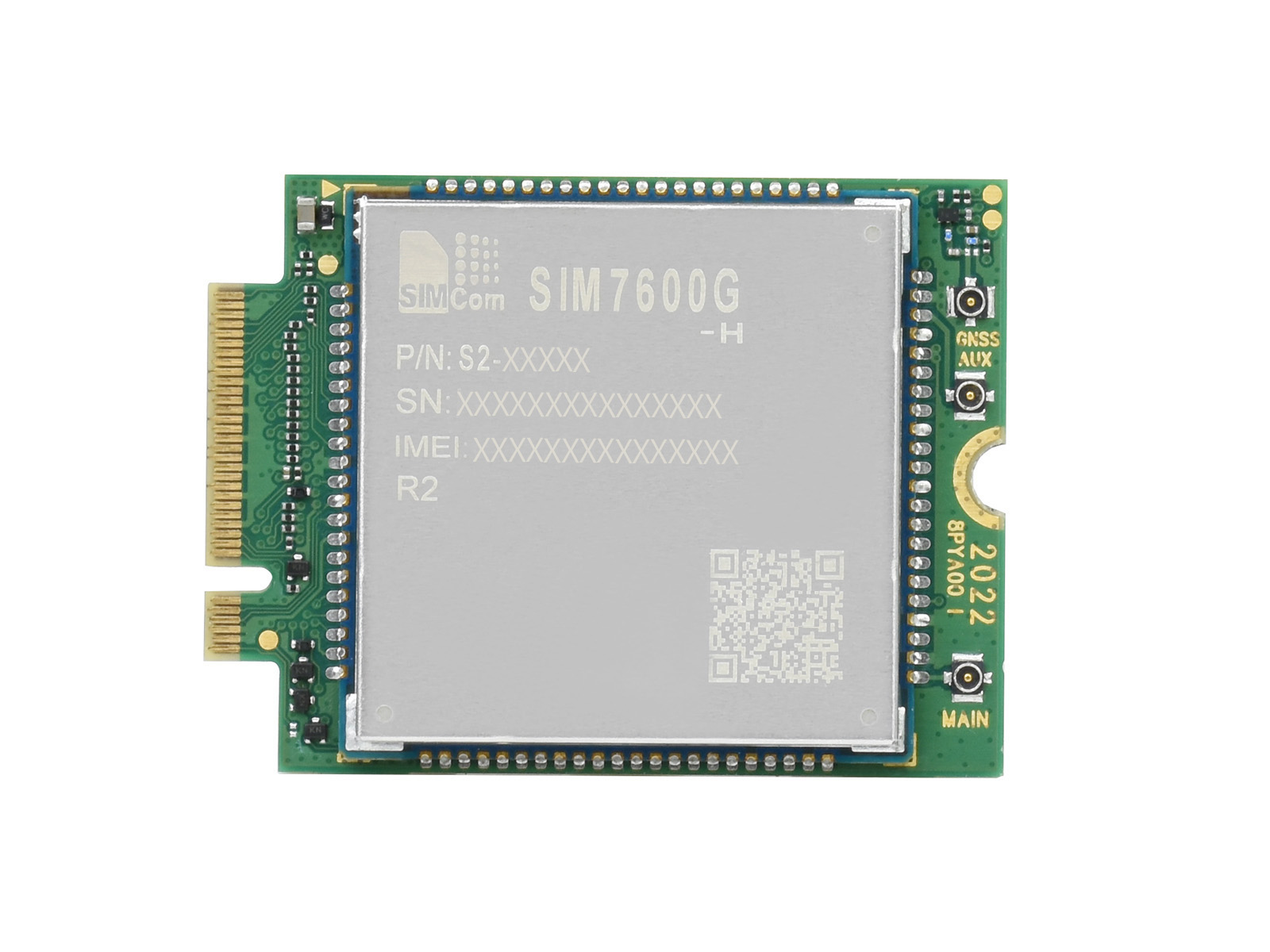 SIM7600G-H-M.2 SIMCom Original 4G LTE Cat-4 Modul, Globale Abdeckung, GNSS, M.2-Anschluss