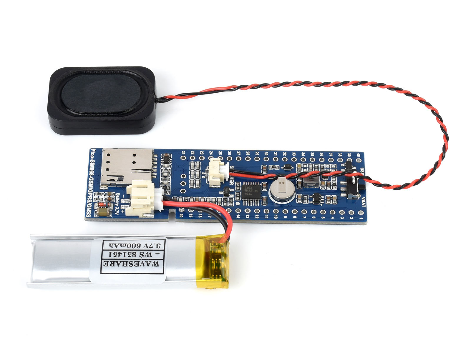 SIM868 GSM/GPRS/GNSS-Modul für Raspberry Pi Pico, Bluetooth-Verbindung