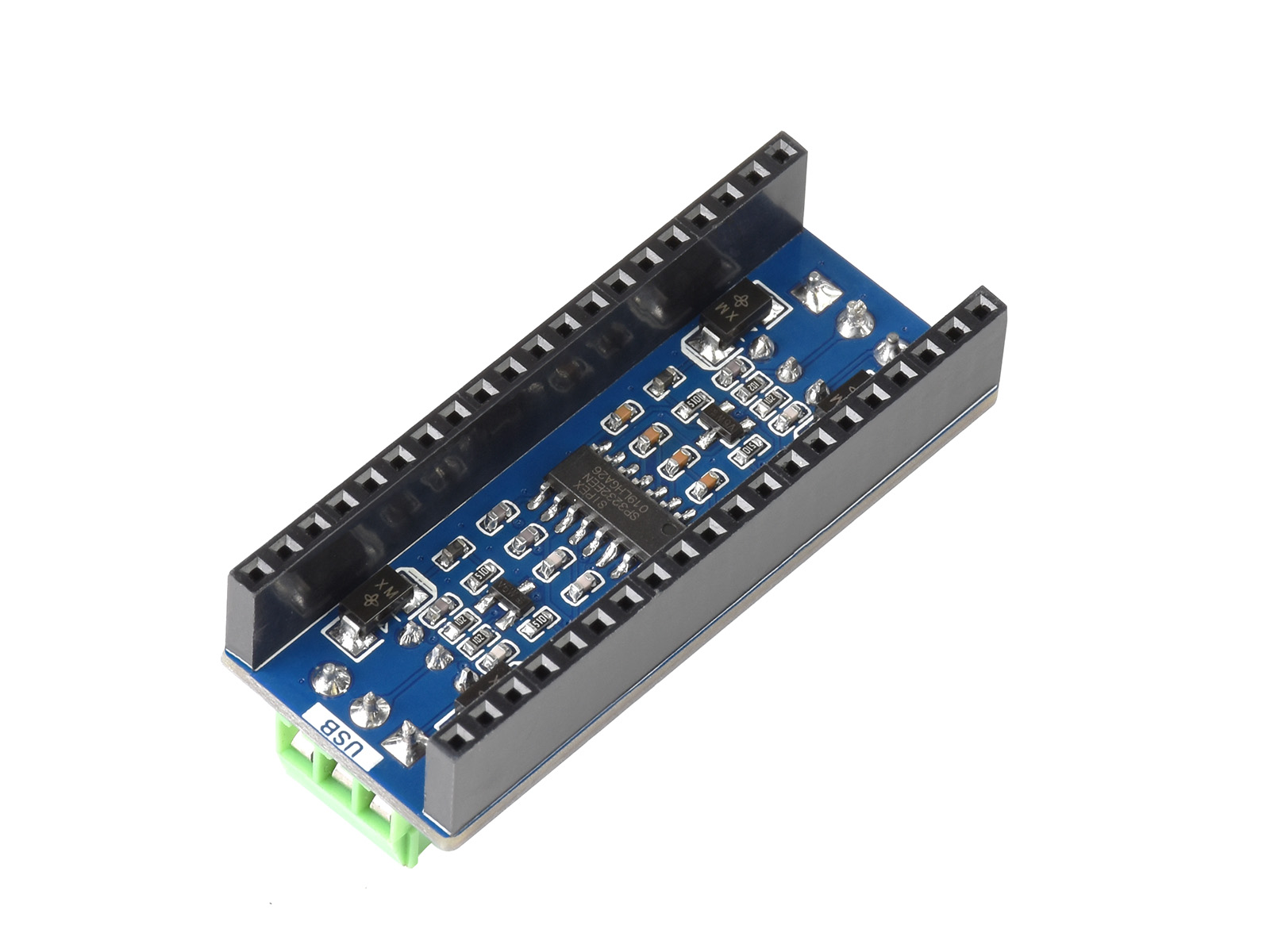 2-Kanal-RS232-Modul für Raspberry Pi Pico, SP3232EEN-Transceiver, UART-zu-RS232