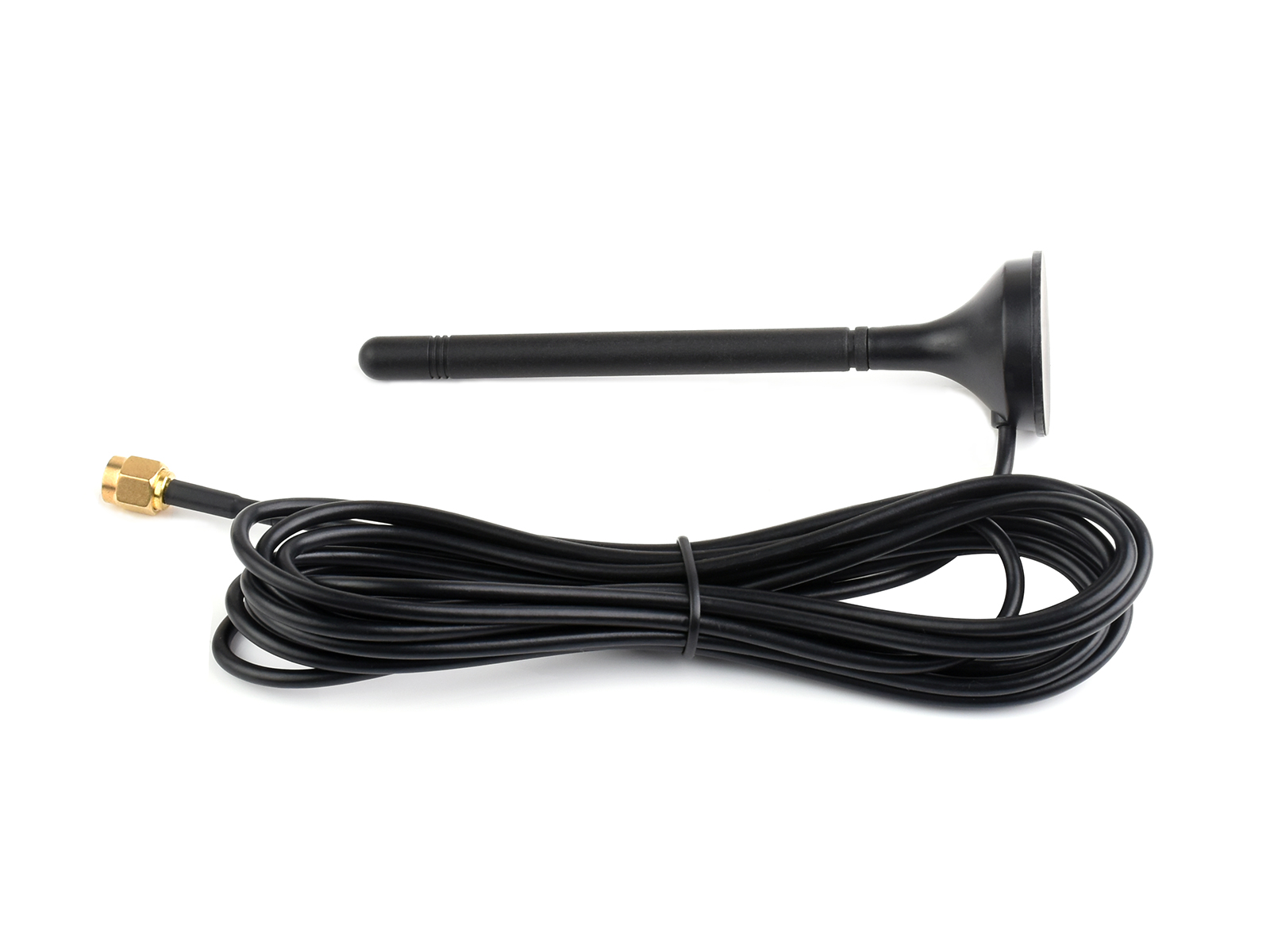 LPWA Outdoor Waterproof Antenna, 5dBi High gain with magnetic base, LoRa Antenna, 4G/3G/2G/LPWA Support, options for Frequency Version