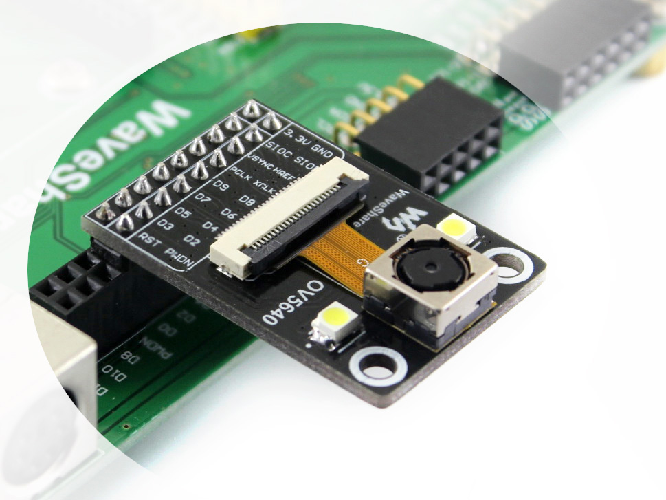 OV5640 Kamera-Board (C), 5 Megapixel (2592x1944), Autofokus, Onboard-Flash