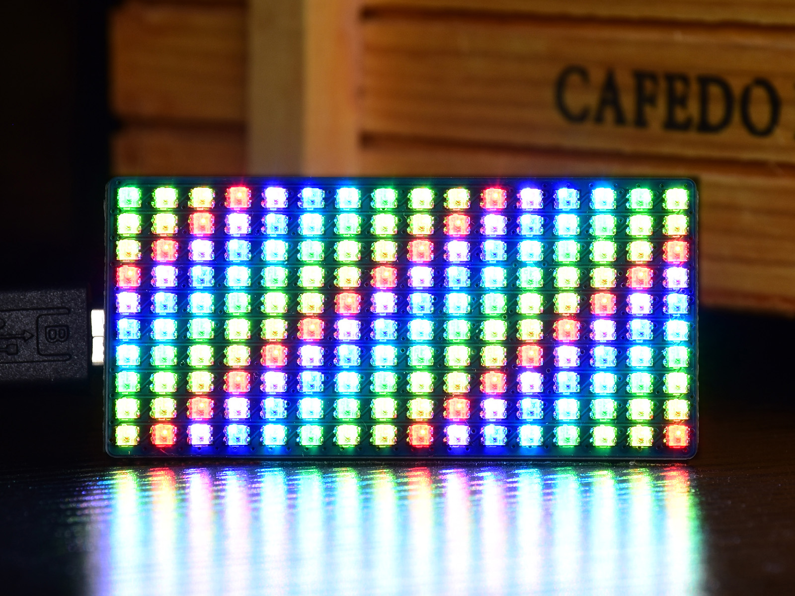 RGB-Vollfarb-LED-Matrix-Panel für Raspberry Pi Pico, 16×10 Raster
