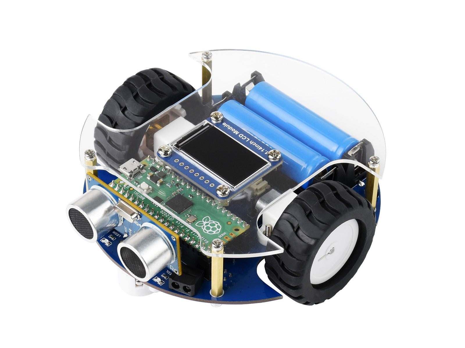 PicoGo Mobile Robot, basierend auf Raspberry Pi Pico, autonom fahrend, ferngesteuert