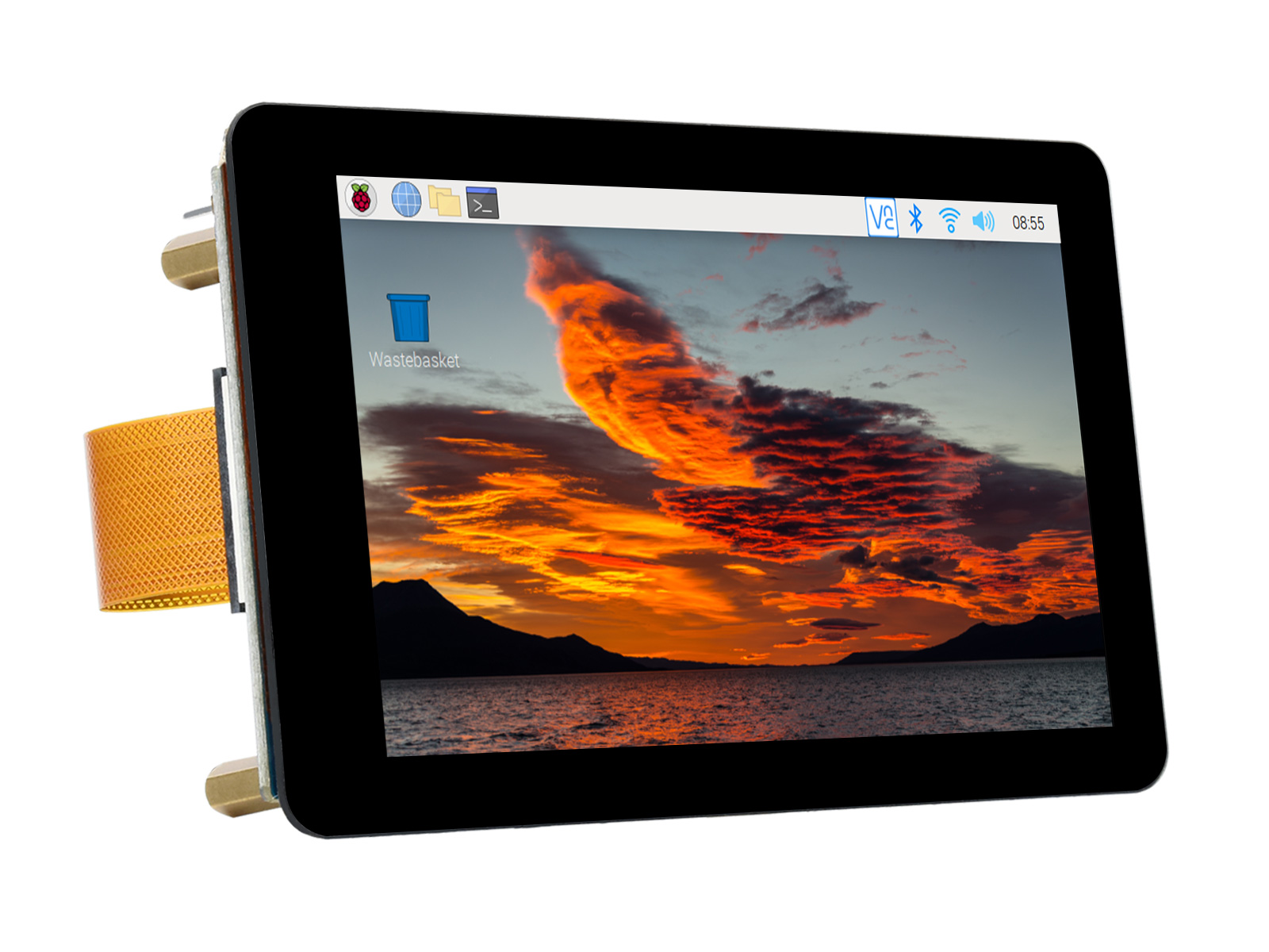 4-Zoll-Kapazitiver Touchscreen für Raspberry Pi, 480×800, DSI-Schnittstelle, IPS, optisch gebundener Bildschirm