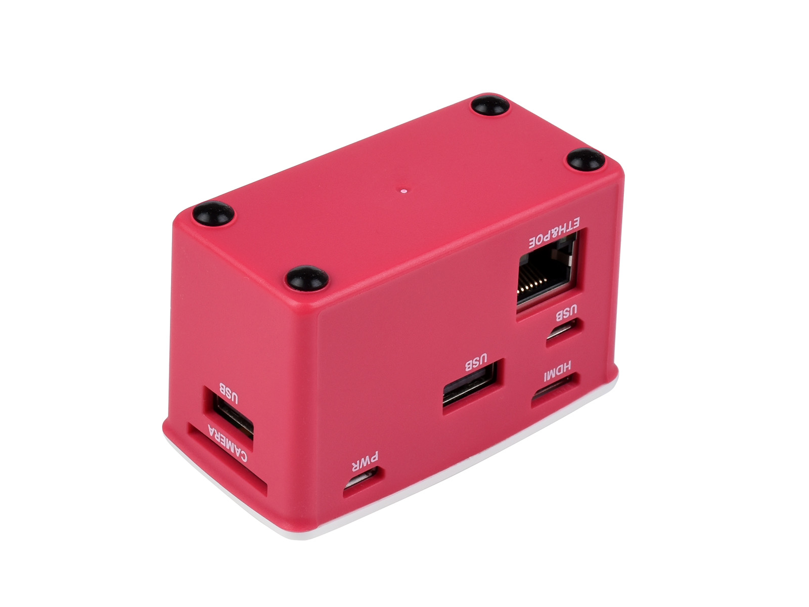 PoE Ethernet / USB-HUB-BOX für Raspberry Pi Zero Serie, 3x USB 2.0, 802.3af-konform