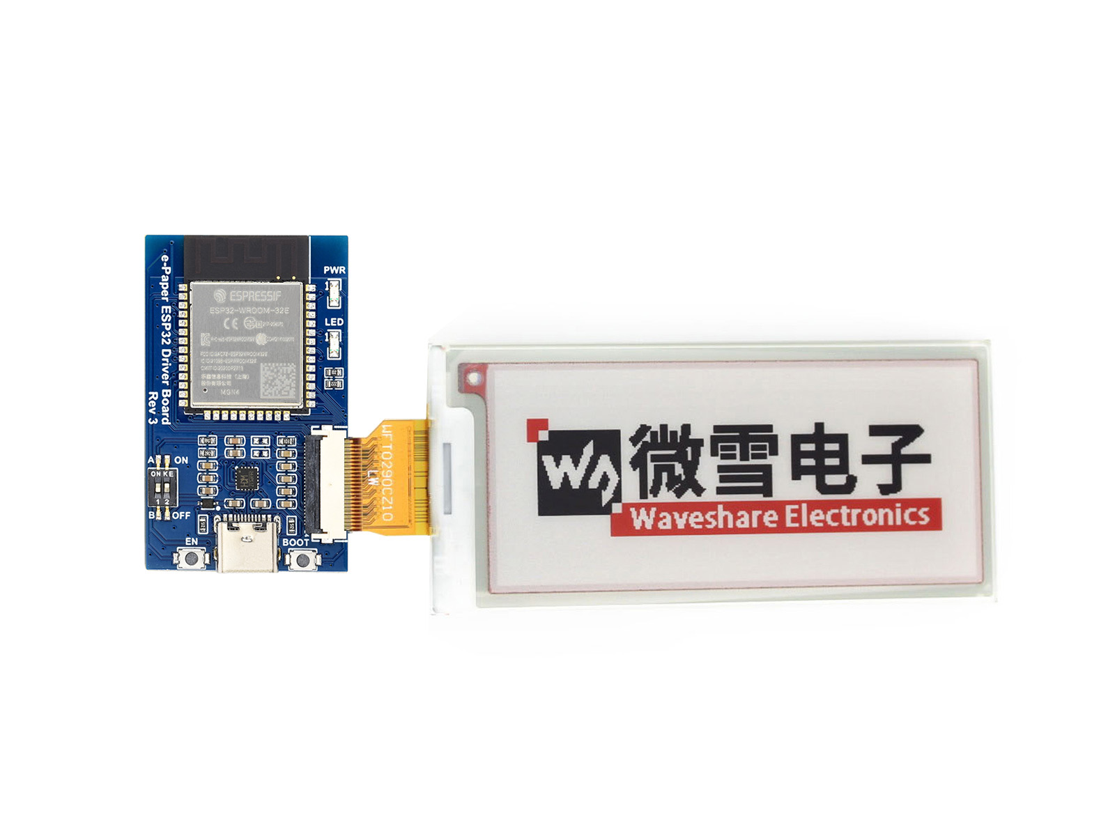 Universelle e-Paper Rohpanel-Treiberplatine, ESP32 WiFi / Bluetooth Wireless