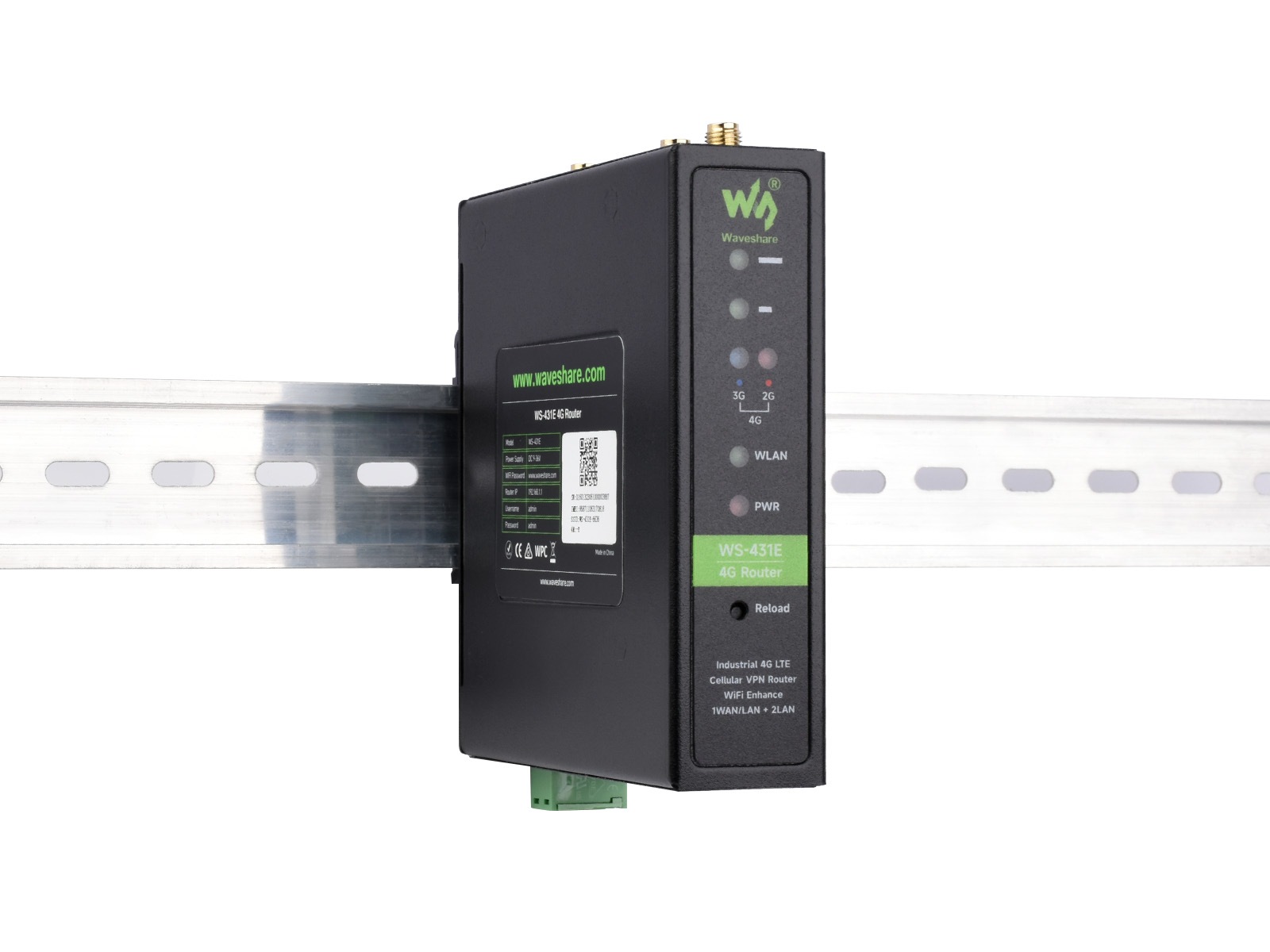 Industrieller 4G LTE Router, unterstützt mehrere VPN-Protokolle, 3 Ethernet-Ports, WLAN-Highspeed-Internetzugang, Dual-Qualcomm-Chips