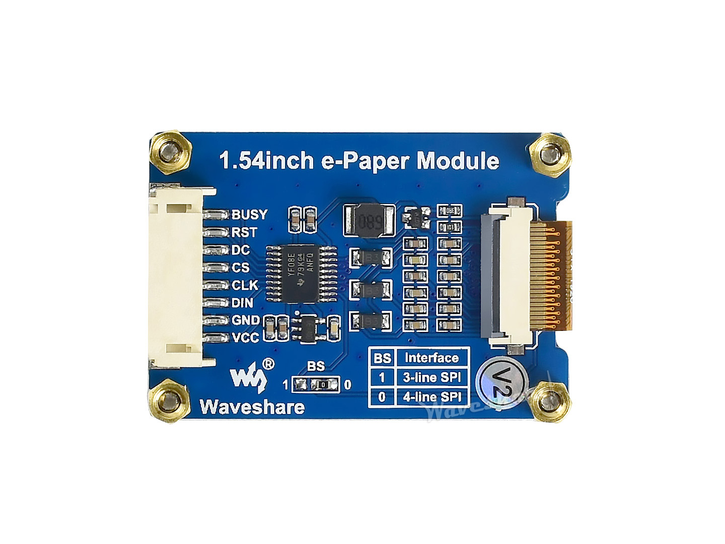 200x200, 1,54-Zoll E-Ink-Displaymodul