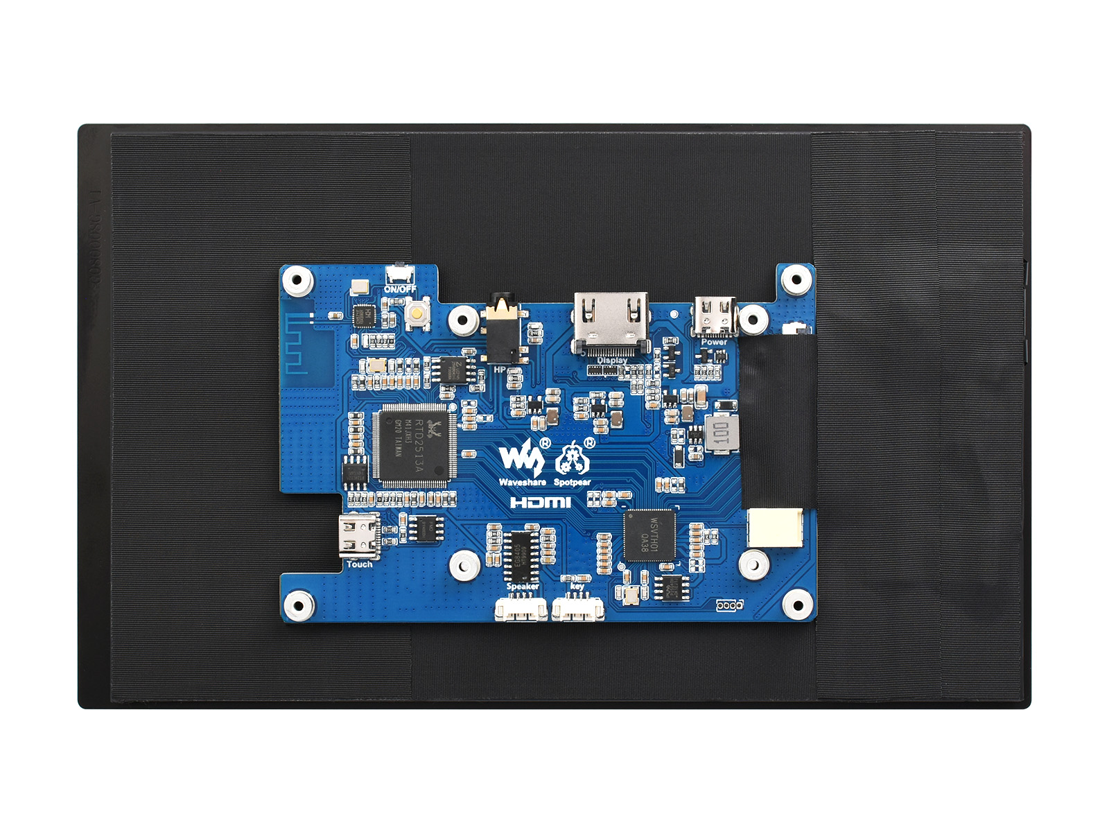 8-Zoll-Kapazitiver Touchscreen, optisch gebondete gehärtete Glasplatte, 1280×800, IPS, HDMI-Schnittstelle