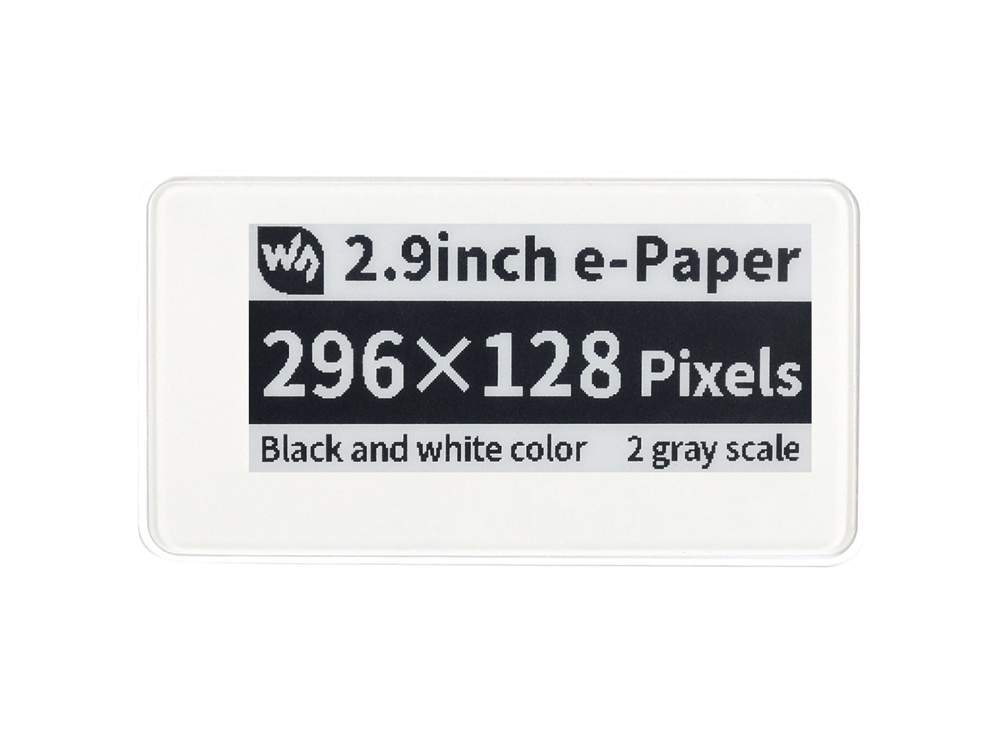 2,9-Zoll passives NFC-betriebenes E-Paper, ohne Batterie
