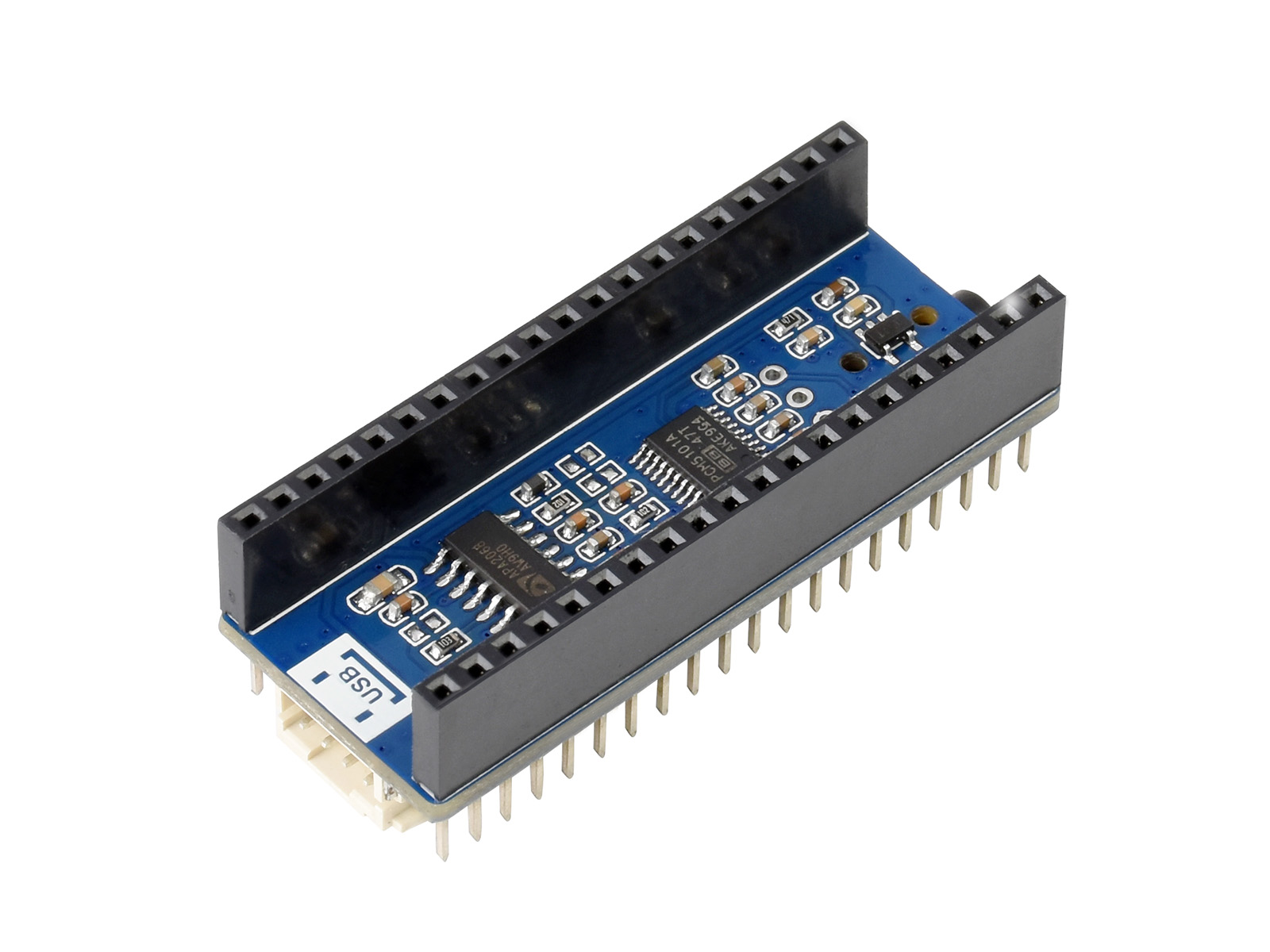 Audio-Erweiterungsmodul für Raspberry Pi Pico, gleichzeitige Kopfhörer-/Lautsprecherausgabe