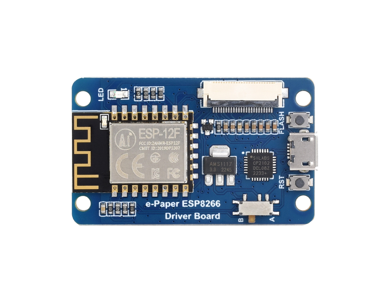 Universelle e-Paper Rohpanel-Treiberplatine, ESP8266 WiFi Drahtlos